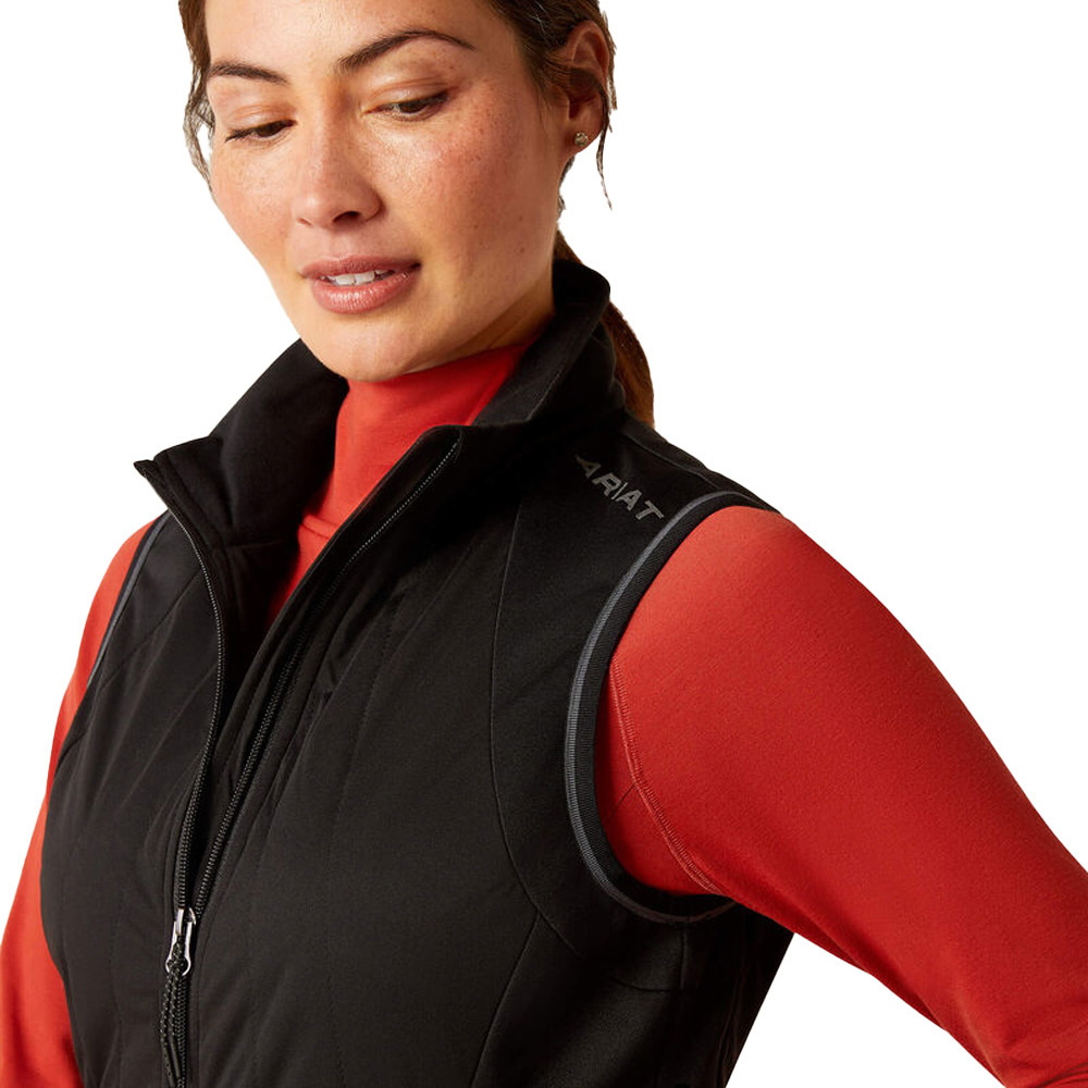 Ariat Womens Full Zip Venture Gilet 10046266 - Black